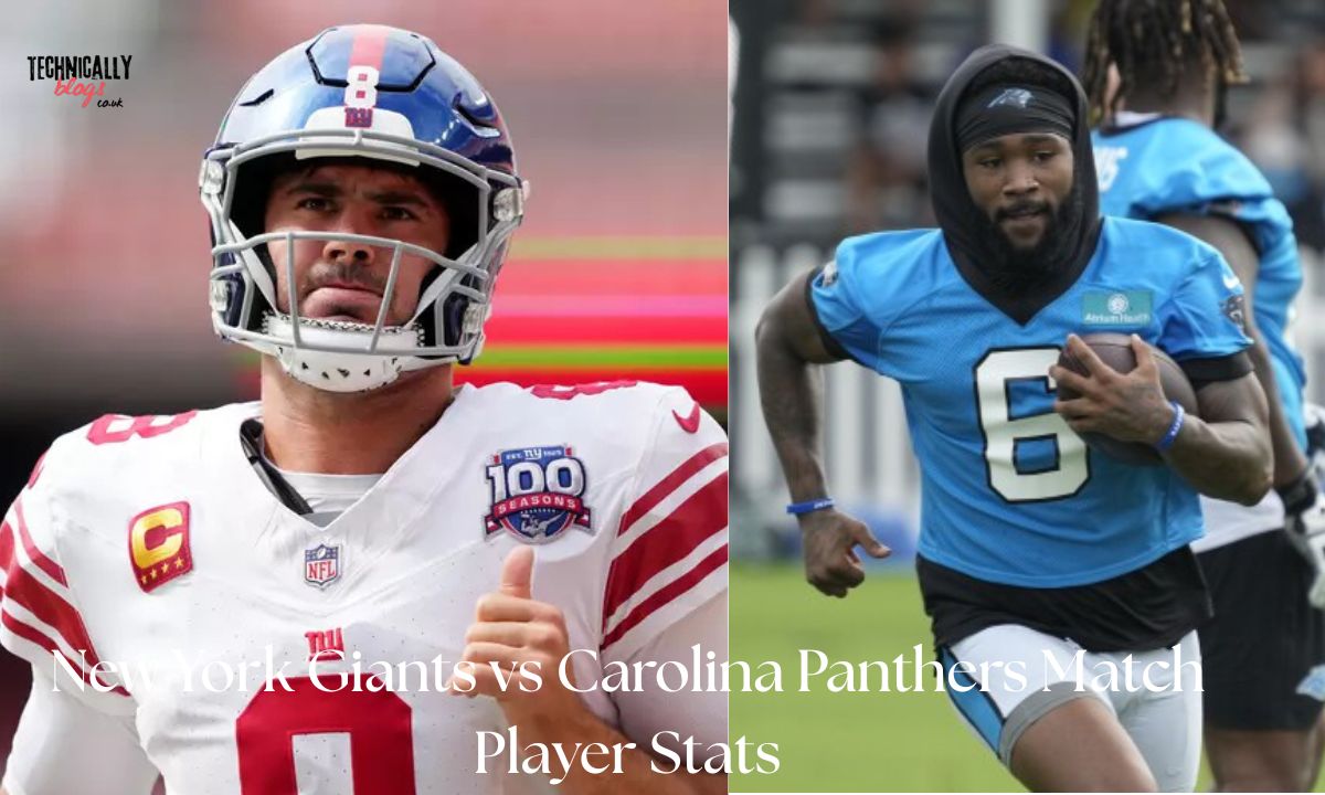 New York Giants vs Carolina Panthers Match Player Stats Full Analysis